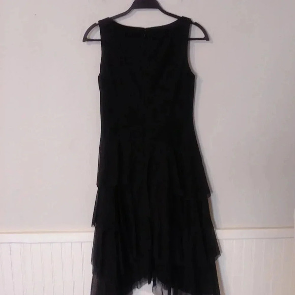 London Times Black Layered Dress - Picture 6 of 7